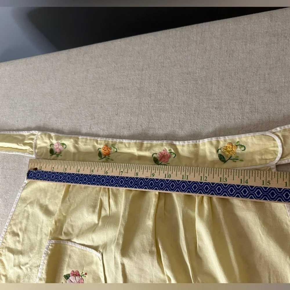 Vintage Peking Waist Apron Embroidered